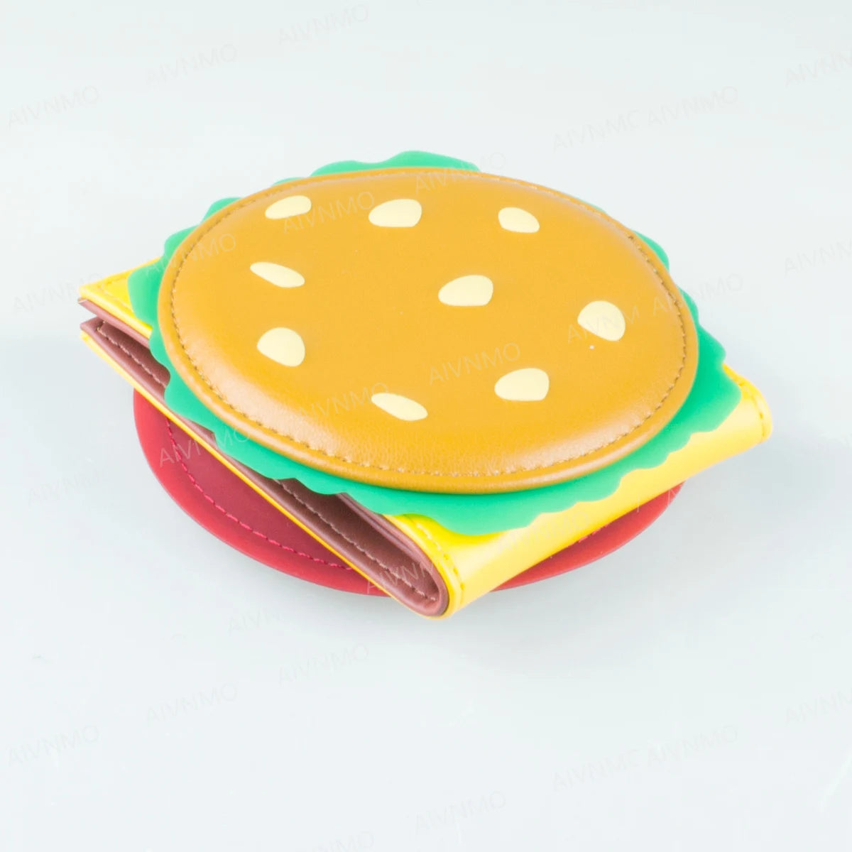 High-Quality 3D Burger Foldable Wallet Fashion Individual Card Holder ID Seat Stylish Compact Money Clip
