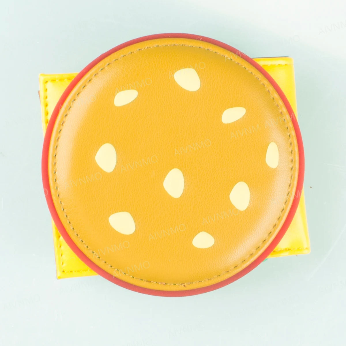 High-Quality 3D Burger Foldable Wallet Fashion Individual Card Holder ID Seat Stylish Compact Money Clip